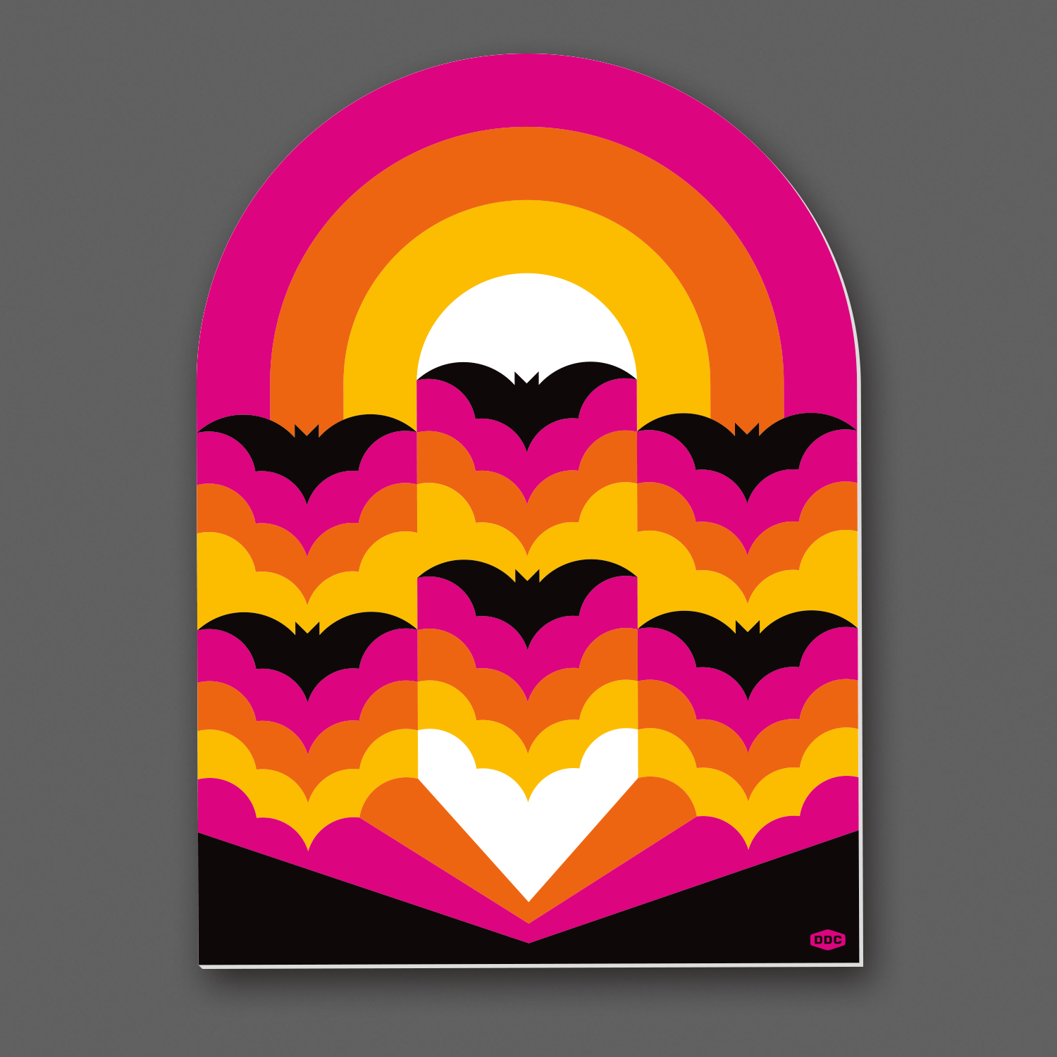 Bats Rising - Tombstone Sticker