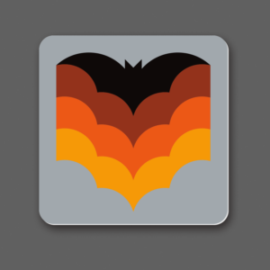 Bats Rising - Gray Sticker