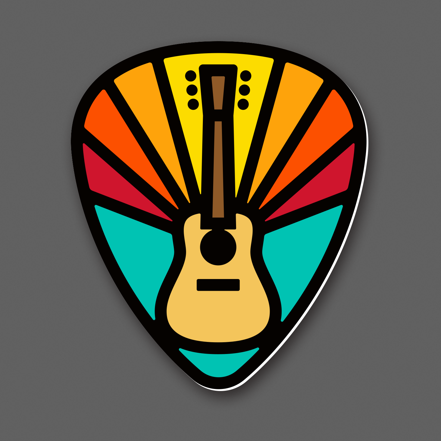Gratifying Guitar Sticker